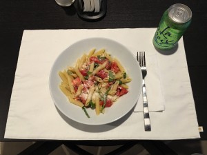 Penne with Tomatoes and Basil