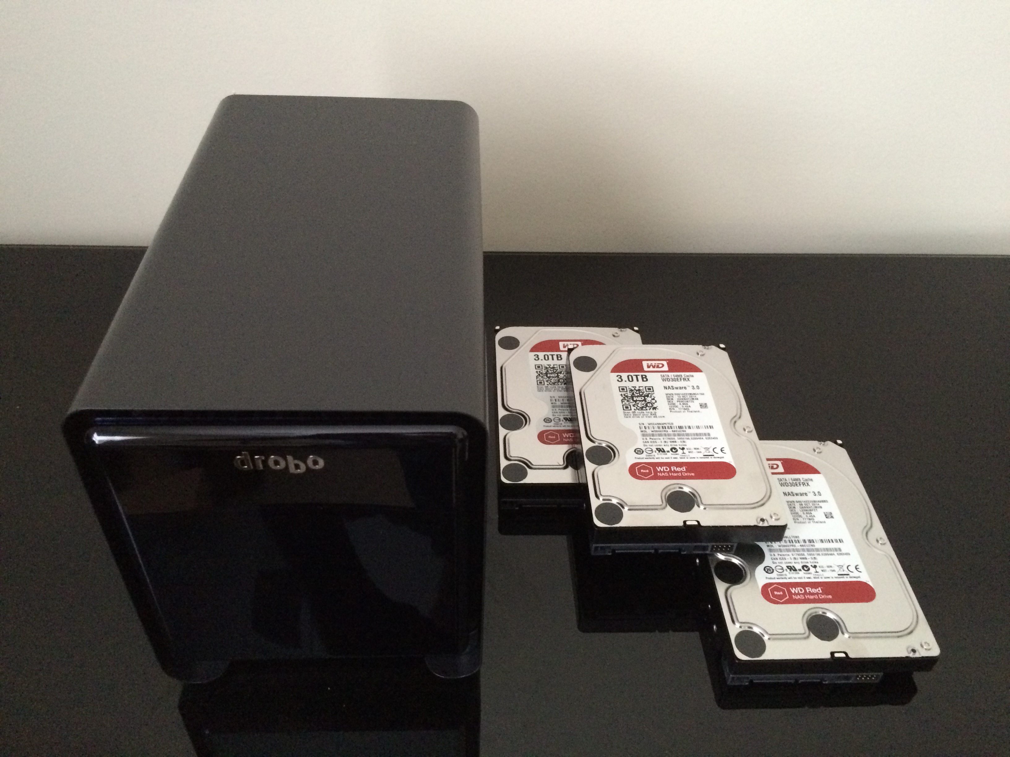 Drobo 5N with WD Red 3TB Drives